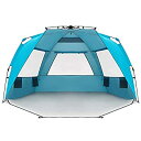 【中古】【輸入品・未使用】Easthills Outdoors Instant Shader Enhanced Pop Up Beach Tent Instant Sun Shelter with UPF 50+ UV Protection Double Silver Coating for K