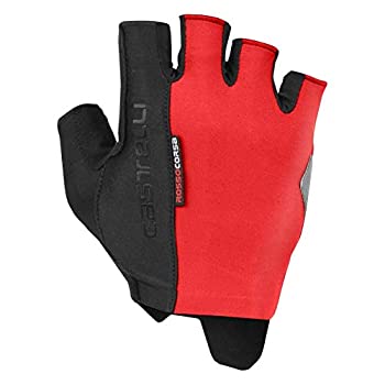 【中古】【輸入品・未使用】Castelli Rosso Corsa エスプレッソグローブ - メンズレッド、S
