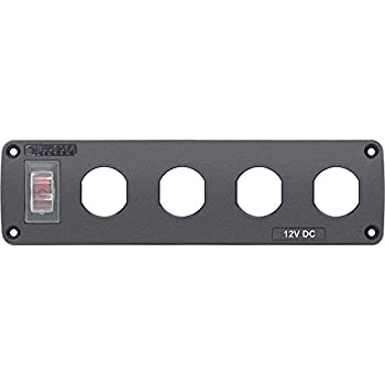 【中古】【輸入品・未使用】Blue Sea Systems 防水アクセサリーパネル ブランクソケット4個 グレー (43..