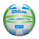 【中古】【輸入品・未使用】Wilson - AVP Velocity バレーボール - ビーチレクリエーションボール - 公式サイズ(グリーン/ブルー)
