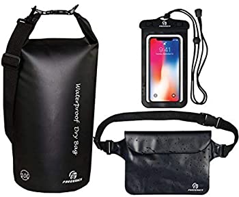 yÁzyAiEgpzFreegrace Waterproof Dry Bags Set of 3 Dry Bag with 2 Zip Lock Seals & Detachable Shoulder Strap%J}% Waist Pouch & Phone Case - Can Be