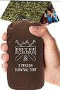 【中古】【輸入品・未使用】World's Toughest Ultralight Survival Tent ? 2 Person Mylar Emergenc...