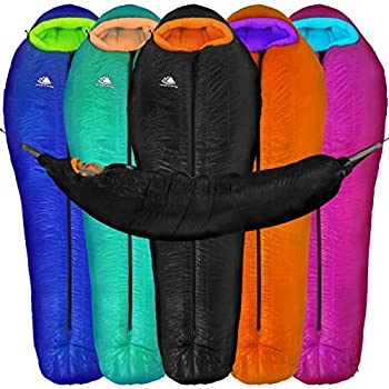 【中古】【輸入品 未使用】Hyke Byke Down Sleeping Bag for Hammock Backpacking - Ultralight Goose Top Quilt and Underquilt for Lightweight Camping 800 Fill Powe