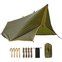 【中古】【輸入品・未使用】FREE SOLDIER Waterproof Portable Tarp(タープ) Multifunctional Outdoor Camping Traveling Awning Backpacking Tarp(タープ) Shelter Rain Ta