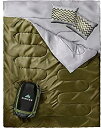 yÁzyAiEgpzHiHiker Double sleeping bag(Q) Queen Size XL - Bonus Camping Light - for Camping%J}% Hiking Backpacking and Cold Weather%J}% Porta