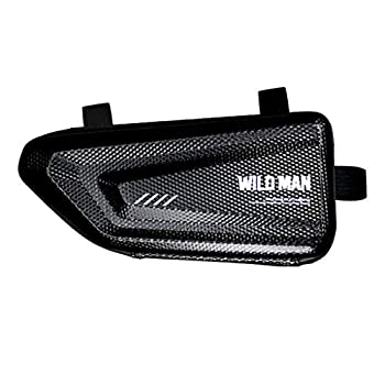 【中古】【輸入品・未使用】WILD MAN 防雨ハードシェルトライアングルバイクサドルバッグ 座席の下のフ..