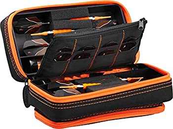 yÁzyAiEgpzCasemaster Plazma Pro Black with Orange Trim Dart Case and Phone Pocket