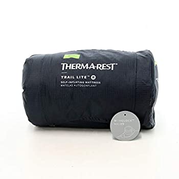 サーマレスト (Thermarest) Trail Lite トレイルライト R レギュラー (51×183×厚さ3.8cm) R値3.2 ウイングロックバルブモデル 