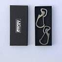 【中古】【輸入品・未使用】AllGear チタンカラビナキーチェーンホルダー 2個パック 栓抜き クイックリリースマルチツール付き