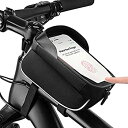 【中古】【輸入品・未使用】バイクフレームバッグ バイクトップチューブ バイクフロントフレーム 電話バッグ 防水フレームバッグ 自転車携帯電話マウントバッグ トッ...