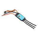 【中古】【輸入品・未使用】ESCブラシレス2ウェイブラシレスESC電子スピードコントローラー、RCカー船水中プロペラ用(60A)(4)