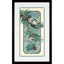 yÁzyAiEgpzChickadees On A Branch Stamped Cross Stitch Kit-8%_uNH[e%X16%_uNH[e% (sAi)