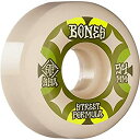 【中古】【輸入品・未使用】Bones スケートボードホイール 54mm Retros V5 サイドカット STF 99A ホワイト