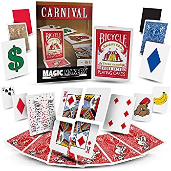 yÁzyAiEgpzCarnival Trick Cards - Magic Tricks By Magic Makers - Video Learning Included by Magic Makers
