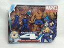 【中古】【輸入品 未使用】マーベル ユニバース MarvelUniverse 3.75インチ ボックス ファンタスティック フォー 水色 おもちゃ＆ホビー 並行輸入品