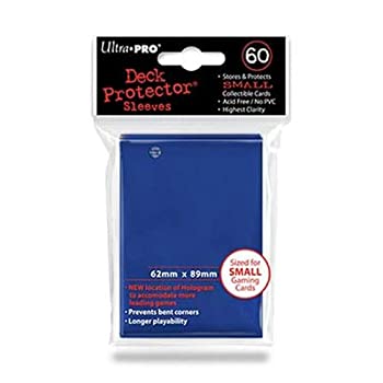 Ultra Pro Card Supplies YUGIOH Deck Protector Sleeves Blue 60 Count by Ultra Pro 