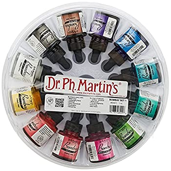 【中古】【輸入品・未使用】Dr. Ph. Martin's Bombay India Ink%カンマ% 1.0 oz%カンマ% Set of 12 (Se..