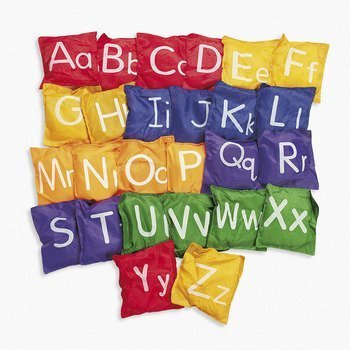 【中古】【輸入品・未使用】Alphabet Bean Bags Letters Uppercase Lowercase Toss Game