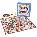 yÁzyAiEgpzChutes and Ladders Deluxe Board Game in Classic Nostalgia Collector's Tin