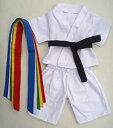 【中古】【輸入品・未使用】Karate Uniform Outfit Teddy Bear Clothes Fit 14%ダブルクォーテ% - 18%ダブルクォーテ% Build-a-bear%カンマ% Vermont Teddy Bears%カンマ% and Make Your Own
