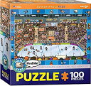 【中古】【輸入品・未使用】Eurographics Hockeyスポット& Find 100?Piece Puzzle