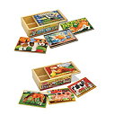【中古】【輸入品・未使用】Melissa & Doug 木製ジグソーパズル 箱入り ペット 12 9839