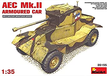 【中古】【輸入品・未使用】ミニアート 1/35 AEC MK.II装甲車 MA35155 プラモデル【メーカー名】ミニアート【メーカー型番】MIN35155【ブランド名】ミニアート(Miniart)【商品説明】ミニアート 1/35 AEC MK.II装甲車 MA35155 プラモデル当店では初期不良に限り、商品到着から7日間は返品を 受付けております。こちらは海外販売用に買取り致しました未使用品です。買取り致しました為、中古扱いとしております。他モールとの併売品の為、完売の際はご連絡致しますのでご了承下さい。速やかにご返金させて頂きます。ご注文からお届けまで1、ご注文⇒ご注文は24時間受け付けております。2、注文確認⇒ご注文後、当店から注文確認メールを送信します。3、配送⇒当店海外倉庫から取り寄せの場合は10〜30日程度でのお届けとなります。国内到着後、発送の際に通知にてご連絡致します。国内倉庫からの場合は3〜7日でのお届けとなります。　※離島、北海道、九州、沖縄は遅れる場合がございます。予めご了承下さい。お電話でのお問合せは少人数で運営の為受け付けておりませんので、メールにてお問合せお願い致します。営業時間　月〜金　10:00〜17:00お客様都合によるご注文後のキャンセル・返品はお受けしておりませんのでご了承下さい。