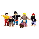 Bigjigs Toys Boite de jeu patrimoine lot de pirates