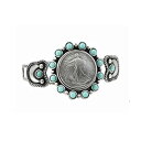 【中古】【輸入品・未使用】Silver Walking Liberty Half Dollar Cuff Bracelet