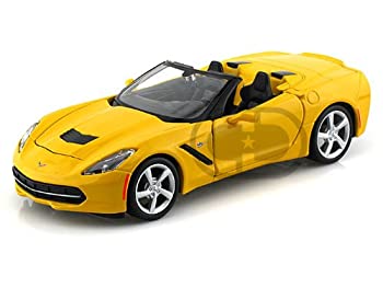 【中古】【輸入品 未使用】2014 Chevy (シボレー) Corvette Stingray Convertible 1/24 Yellow MA31501-YW ミニカー ダイキャスト 自動車 (並行輸入)
