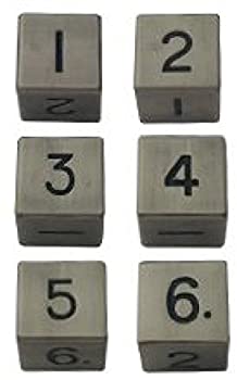 šۡ͢ʡ̤ѡ[᥿]Metal Dice Games 6 Count Metal Dice Set: d6 16...