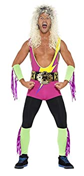 yÁzyAiEgpzRetro Wrestler Adult Costume gX[lpRX`[nEBTCYFLarge (42-44)