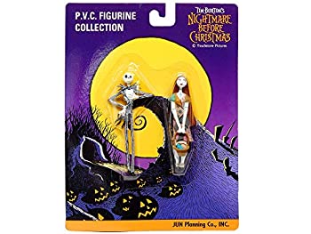 【中古】【輸入品 未使用】Nightmare Before Christmas Jack Sally PVC Figure Set by Jun Planning 並行輸入品