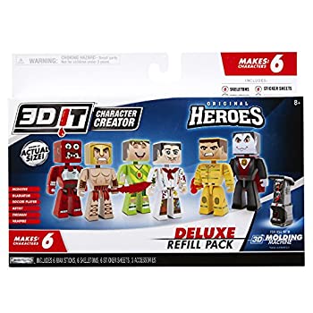 šۡ͢ʡ̤ѡ3D Character Creator City Heroes Deluxe Refill Pack Novelty Toy