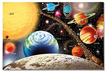 【中古】【輸入品・未使用】Melissa & Doug Solar System 48 pcs Floor Puzzle [並行輸入品]