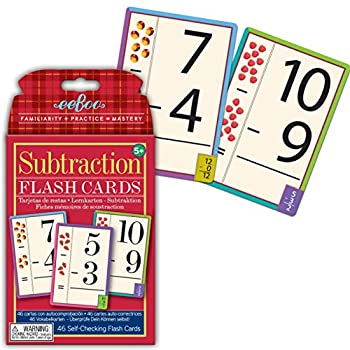 【中古】【輸入品・未使用】[eeBoo]eeBoo Subtraction Flash Cards FLSUB2 [並行輸入品]