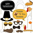 【中古】【輸入品・未使用】Give Thanks - Thanksgiving Photo Booth Props Kit - 20 Count