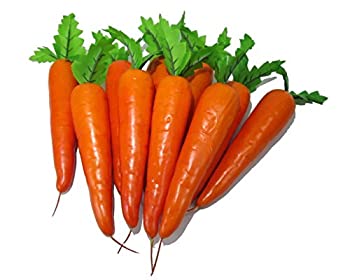 【中古】【輸入品・未使用】【VEERLIVE】 にんじん 食品模型 食品サンプル 10本セット ディスプレイな..