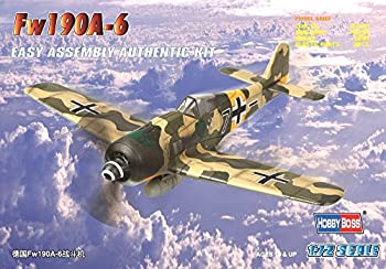 【中古】【輸入品・未使用】Hobby Boss Fw 190A-6 Easy Assembly Kit Airplane Model Building Kit [並行輸入品]