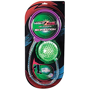 Toysmith NightZone Skipsation Skip Ball%カンマ% Colors May Vary by Toysmith 