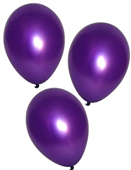 yÁzyAiEgpzFun Express Purple Metallic Balloons (144 Pieces) [sAi]