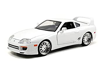 【中古】【輸入品・未使用】Jada 1/24 Scale Diecast 97375 - Brian's Toyota Supra - Fast & Furious - White