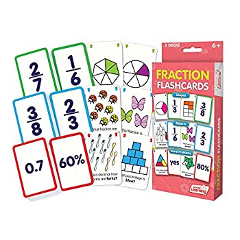 【中古】【輸入品・未使用】Fraction Flash Cards