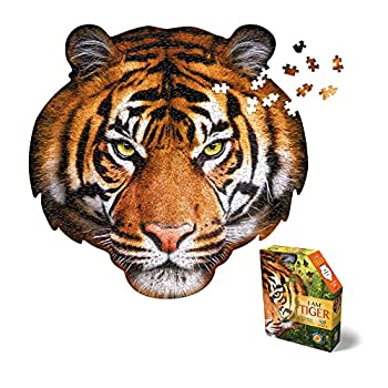 【中古】【輸入品・未使用】Madd Capp Puzzles(マッドキャップパズル) アニマルビッグパズル タイガー/..