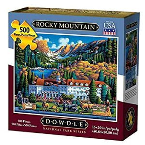 【中古】【輸入品・未使用】Dowdleフォークアートロッキーマウンテン国立公園ジグソーパズル(500ピース)