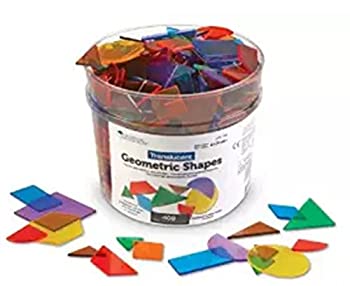 【中古】【輸入品・未使用】Learning Resources Translucent Geometric Shapes [並行輸入品]