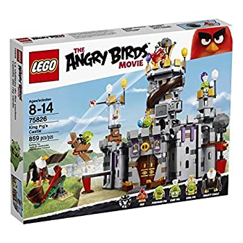 【中古】【輸入品・未使用】LEGO Angry Birds 75826 King Pig's Castle Building Kit (859 Piece) [並行輸入品]