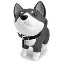 【中古】【輸入品・未使用】DomeStar Cute Dog Piggy Bank%カンマ% Husky(3)