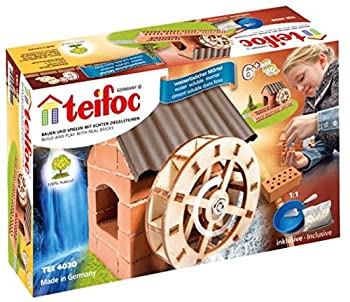 Teifoc 4030 - Watermill - Build with real Bricks & Cement 