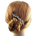 【中古】【輸入品・未使用】Blue Crystal Tiara Hair Comb for Bride or Flower Girl [並行輸入品]